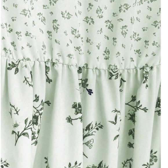 Plus Floral Print Tank summer Cottagecore Dress - Picture 6 of 8